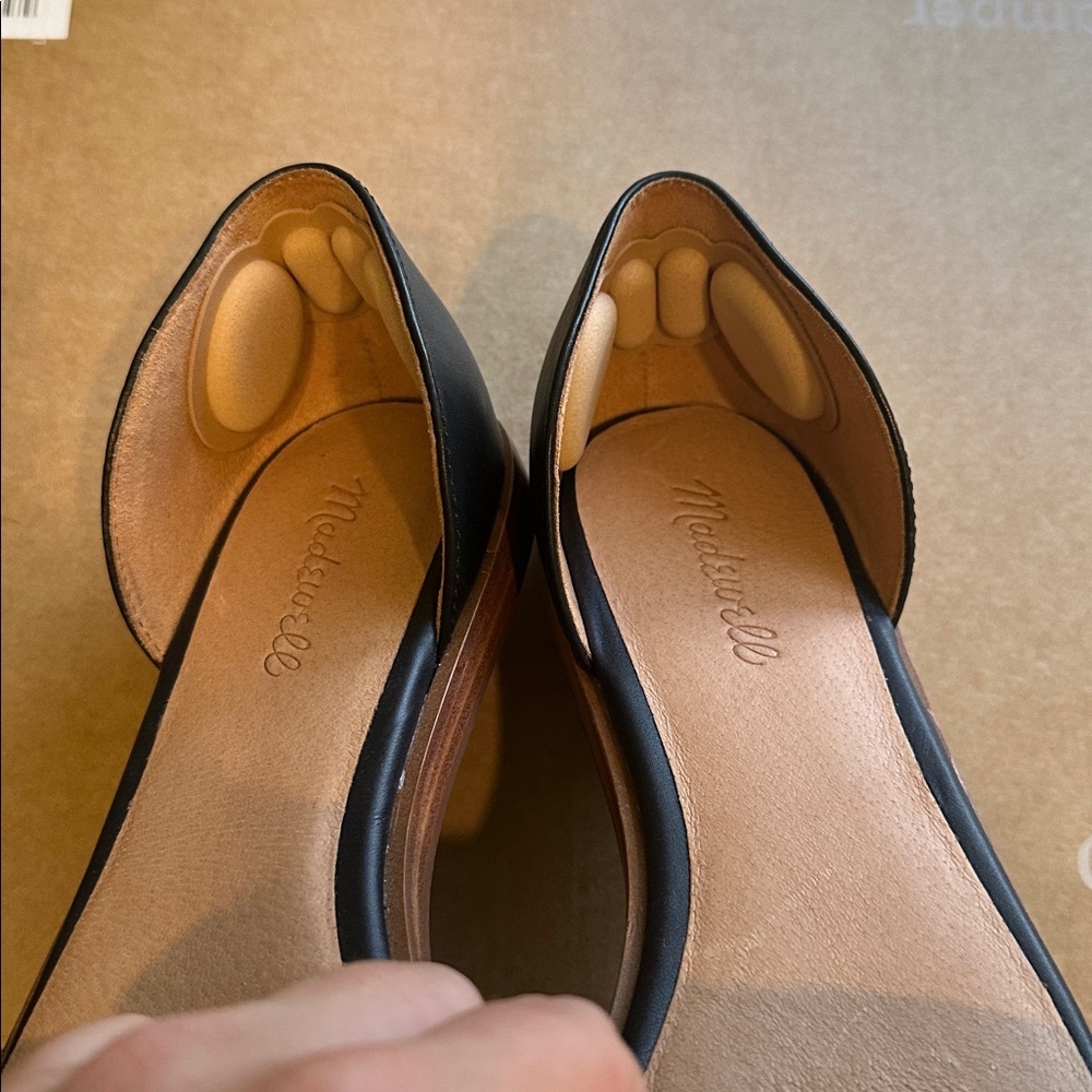 Madewell like new Black Open-Toe Sandals - Picture 4 of 5